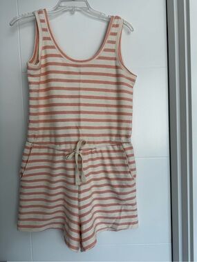 Womens Terry-Cloth Romper